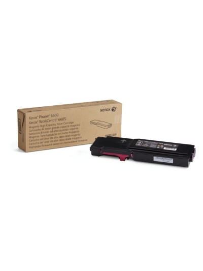 Tinta solida xerox 106r02230 phaser 6600 / workcentre 6605 magenta 6000 paginas
