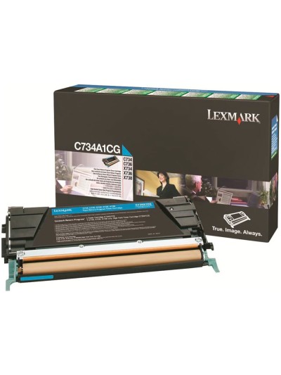 Toner laser lexmark c736h1cg 10000 paginas