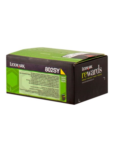 Toner laser lexmark 80c2sye amarillo 2000 paginas