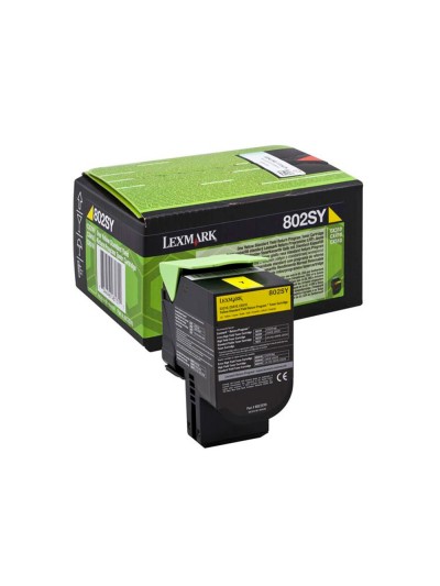 Toner laser lexmark 80c2sye amarillo 2000 paginas