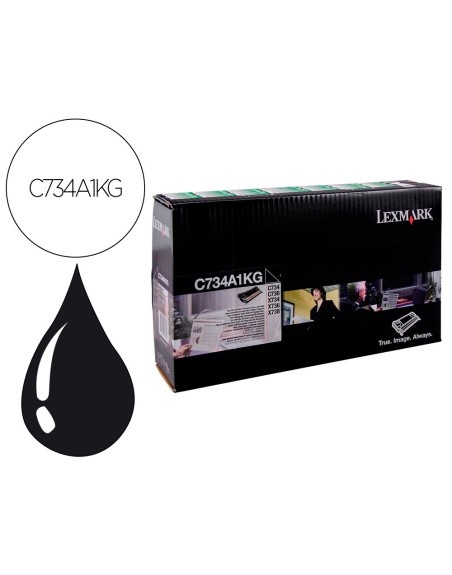 Toner laser lexmark c734 6000 paginas