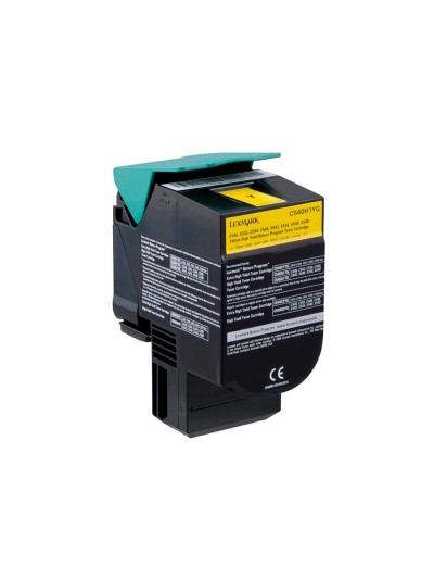 Toner laser lexmark c540h1yg amarillo c540/ 2000 paginas