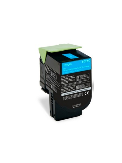 Toner laser lexmark 80c2xcecian 4000 paginash