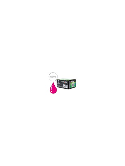 Toner laser lexmark 80c2xme magenta 4000 paginas