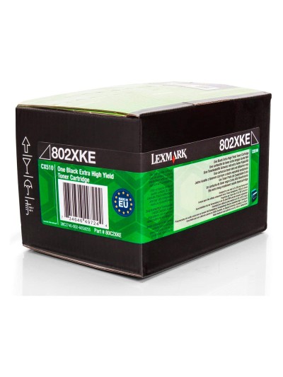 Toner laser lexmark 80c2xke negro 8000 paginas