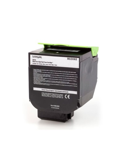 Toner laser lexmark 80c2xke negro 8000 paginas