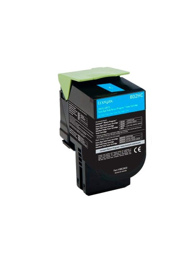 Toner laser lexmark 80c2hce cian 3000 paginas