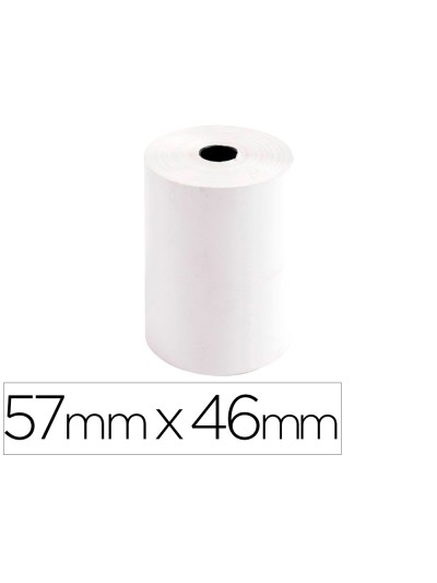 Rollo sumadora exacompta safe contact termico 57 mm x 46 mm 55 g/m2