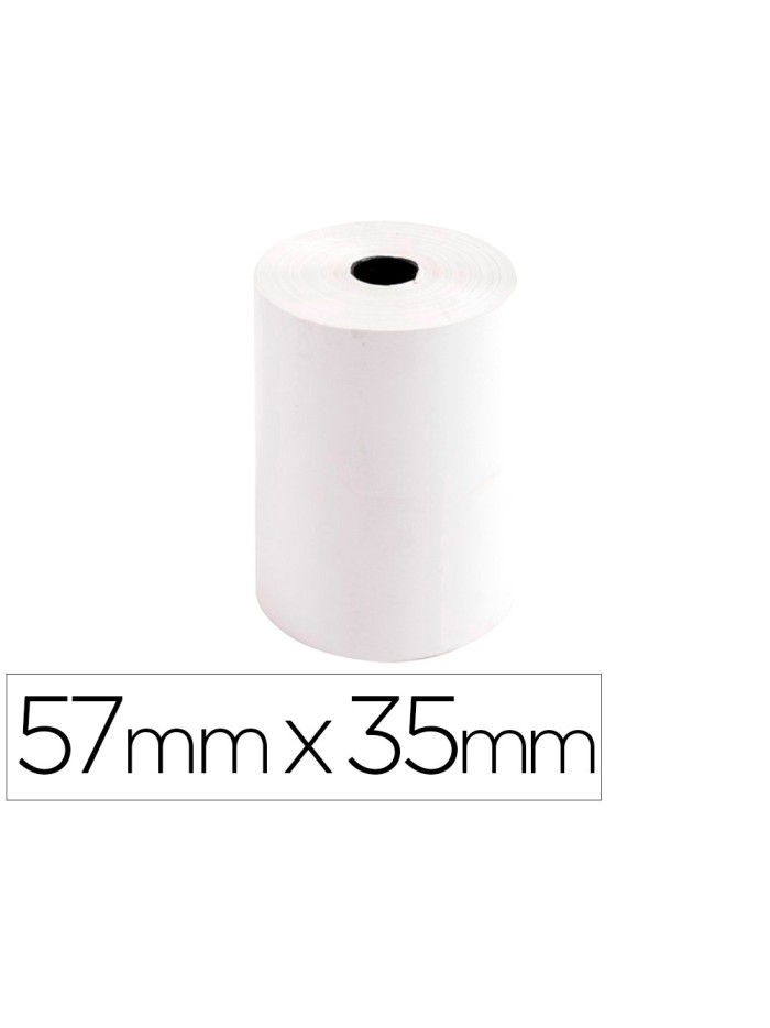 Rollo sumadora exacompta safe contact termico 57 mm x 35 mm 44 g/m2 Rollo sumadora exacompta safe contact termico 57 mm x 35 mm 44 g/m2
