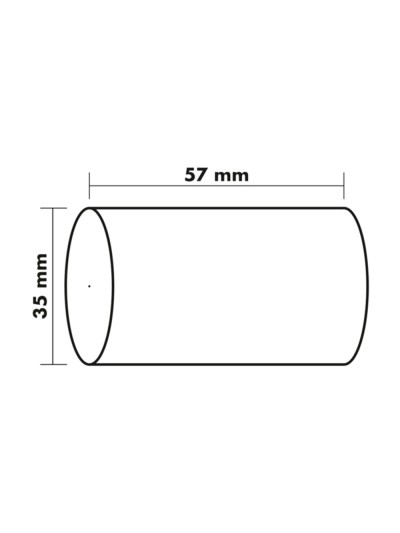 Rollo sumadora exacompta safe contact termico 57 mm x 35 mm 44 g/m2