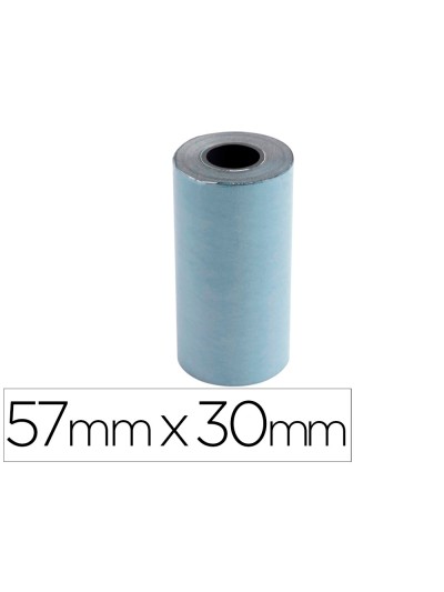 Rollo sumadora exacompta safe contact termico 57 mm x 30 mm 52 g/m2
