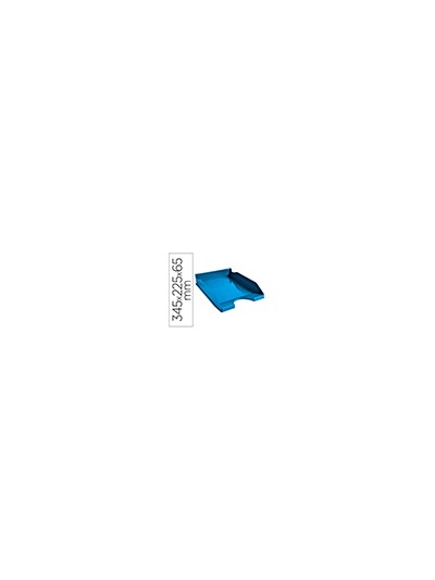 Bandeja sobremesa exacompta clean safe azul 345x255x65 mm