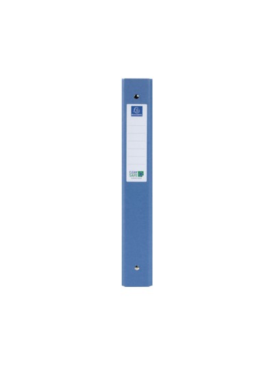 Carpeta de 4 anillas 30 mm redondas exacompta clean safe din a4 carton forrado azul