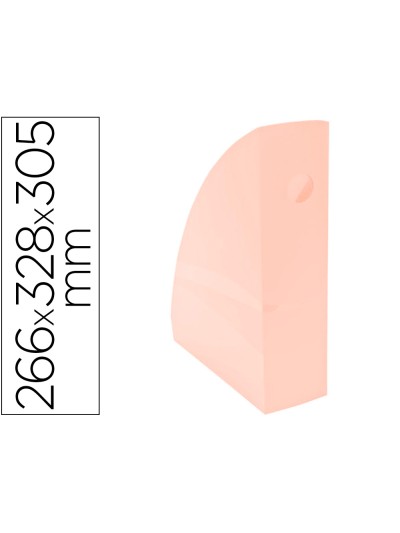 Revistero exacompta aquarel mag-cube coral pastel 266x328x305 mm