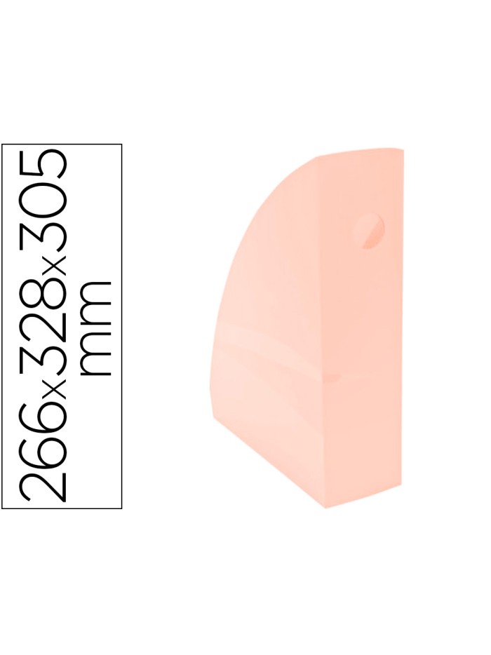 Revistero exacompta aquarel mag-cube coral pastel 266x328x305 mm Revistero exacompta aquarel mag-cube coral pastel 266x328x305 mm