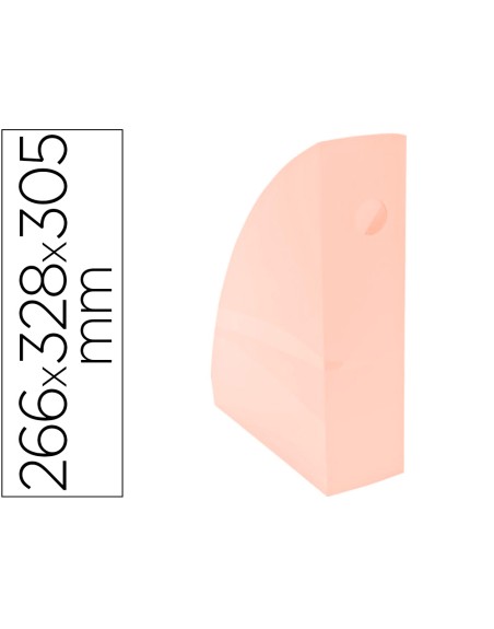 Revistero exacompta aquarel mag-cube coral pastel 266x328x305 mm