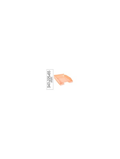 Bandeja sobremesa exacompta aquarel combo midi coral pastel 347x255x65 mm