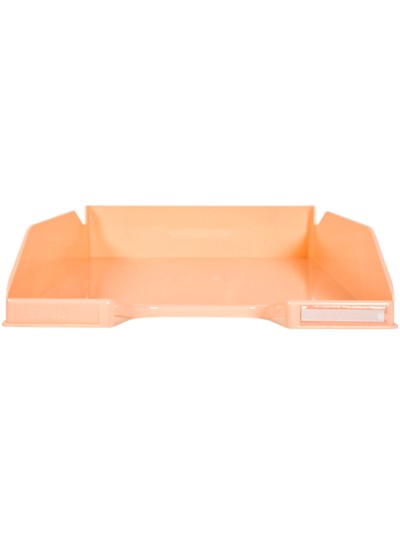 Bandeja sobremesa exacompta aquarel combo midi coral pastel 347x255x65 mm