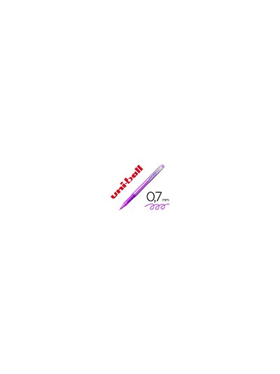 Rotulador uni-ball roller uf-222 tinta gel borrable 0,7 mm violeta