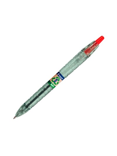 Boligrafo pilot ecoball plastico reciclado expositor de 60 unidades colores surtidos + 10 boligrafos