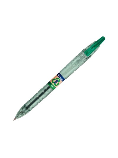 Boligrafo pilot ecoball plastico reciclado expositor de 60 unidades colores surtidos + 10 boligrafos