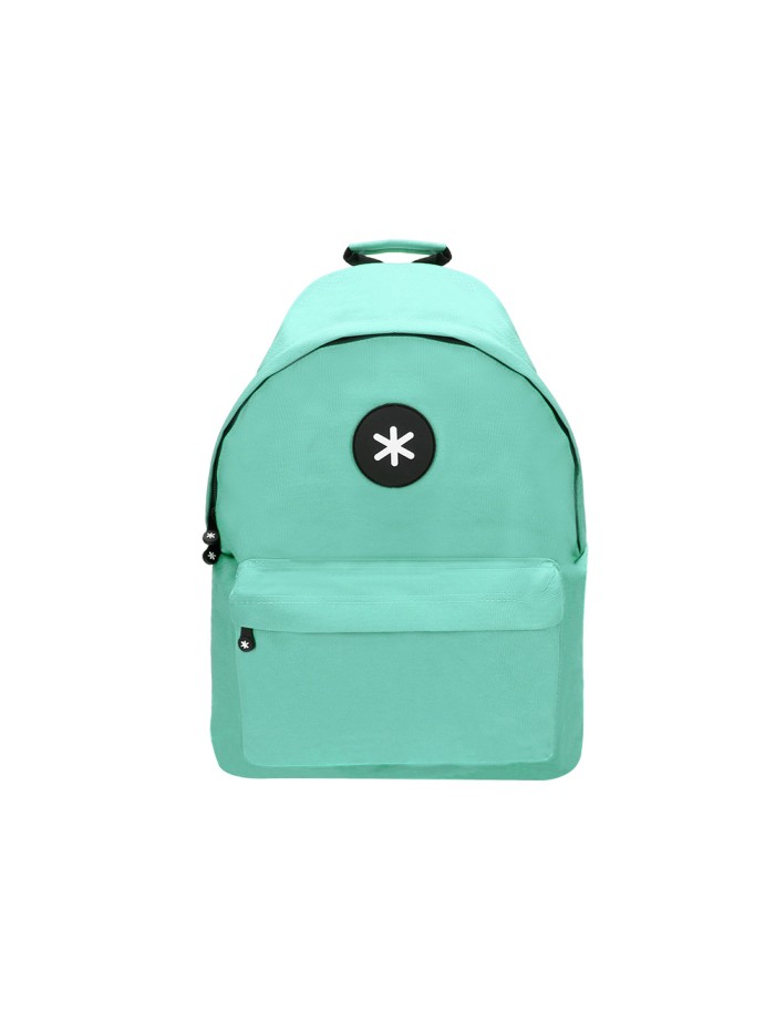 Cartera antartik mochila con asa y bolsillos con cremallera color verde menta 310x160x410 mm Cartera antartik mochila con asa y bolsillos con cremallera color verde menta 310x160x410 mm