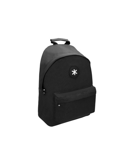 Cartera antartik mochila con asa y bolsillos con cremallera color negro 310x160x410 mm