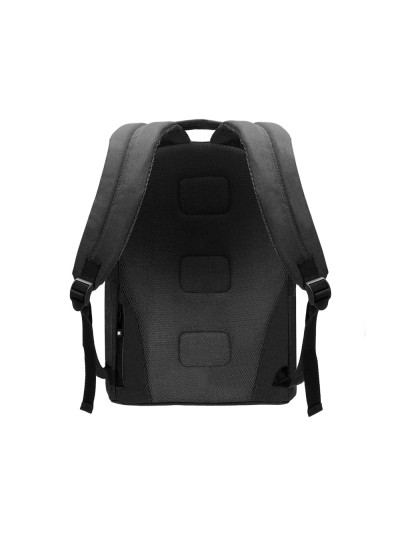 Cartera antartik mochila con asa y bolsillos con cremallera color negro 310x160x410 mm