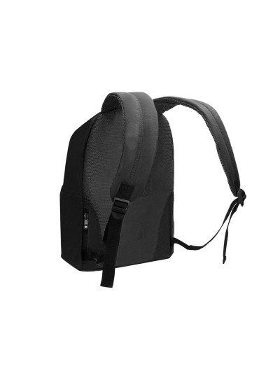 Cartera antartik mochila con asa y bolsillos con cremallera color negro 310x160x410 mm