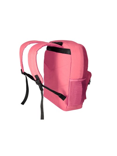 Cartera antartik mochila con asa y bolsillo frontal concremallera color coral 320x140x430 mm