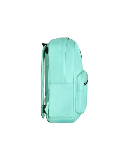 Cartera antartik mochila con asa y bolsillo frontal concremallera color verde menta 320x140x430 mm