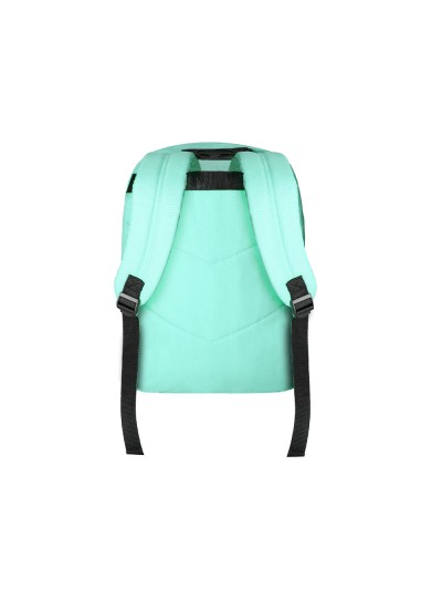Cartera antartik mochila con asa y bolsillo frontal concremallera color verde menta 320x140x430 mm