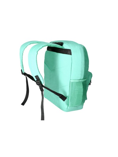 Cartera antartik mochila con asa y bolsillo frontal concremallera color verde menta 320x140x430 mm