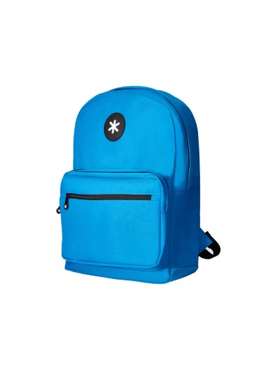 Cartera antartik mochila con asa y bolsillo frontal concremallera color azul 320x140x430 mm