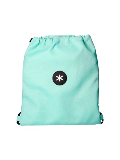 Saco plano antartik bolsillo interior con cremallera color verde menta 350x400 mm