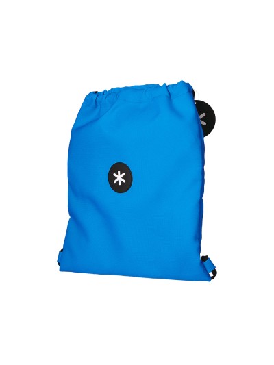 Saco plano antartik bolsillo interior con cremallera color azul 350x400 mm