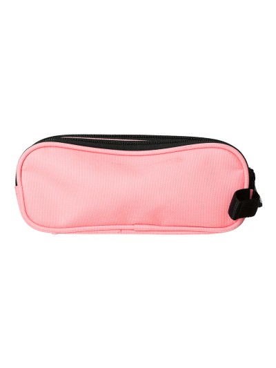 Estuche portatodo antartik doble cremallera color coral 210x60x80 mm