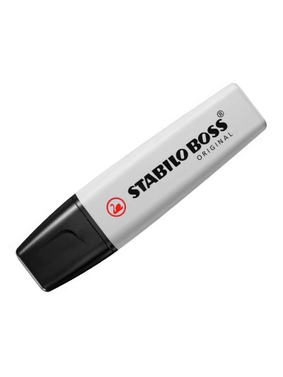 Rotulador stabilo boss fluorescente 70 pastel gris polvoriento