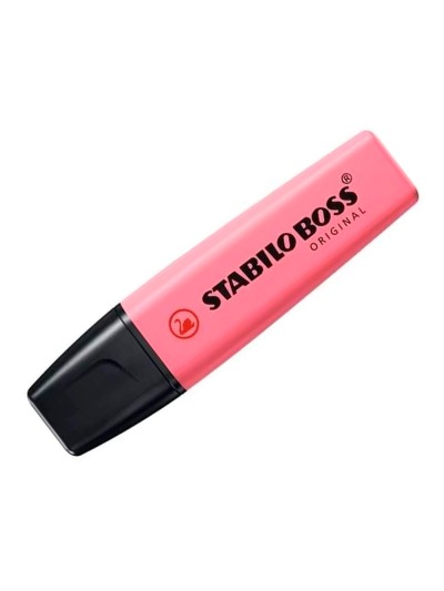Rotulador stabilo boss fluorescente 70 pastel fucsia helado