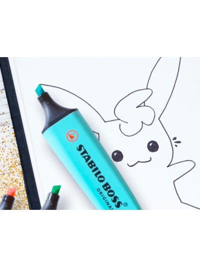 Rotulador stabilo boss fluorescente 70 deskset estuche de 23 unidades colores surtidos