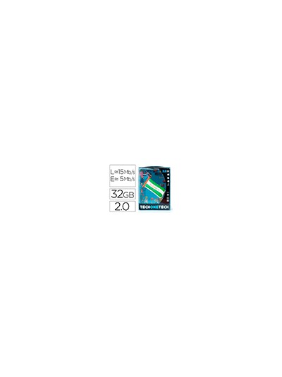 Memoria usb tech on tech bandera andalucia 32 gb