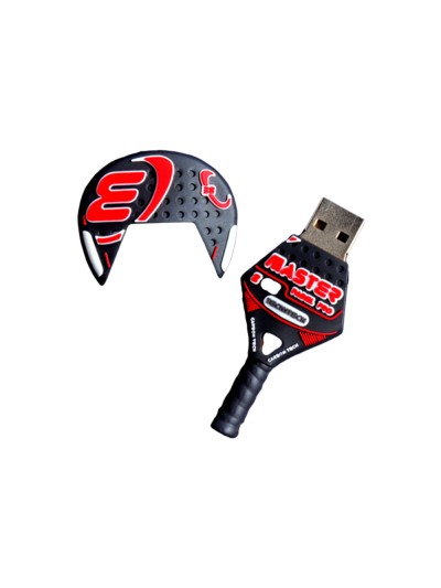 Memoria usb tech on tech raqueta padel roja 32 gb