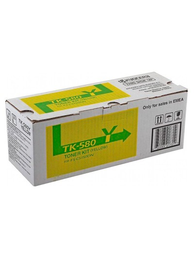 Toner kyocera -mita fs-c5150dn p6021cdn amarillo tk-580y