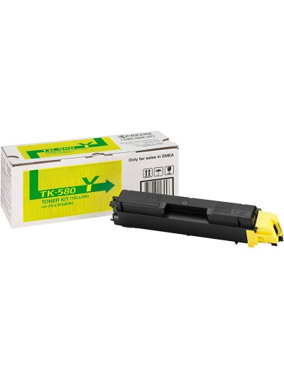 Toner kyocera -mita fs-c5150dn p6021cdn amarillo tk-580y