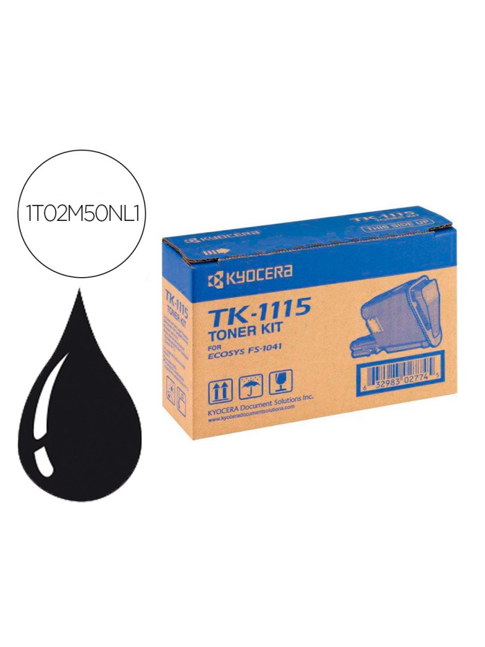 Toner kyocera -mita fs-1041 / 1220mfp / 1320mfp negro tk1115 Toner kyocera -mita fs-1041 / 1220mfp / 1320mfp negro tk1115