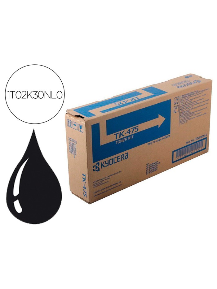 Toner kyocera -mita laser negro tk475 15.000 paginas fs6025/6030mfp fs-6525/6530 Toner kyocera -mita laser negro tk475 15.000 paginas fs6025/6030mfp fs-6525/6530
