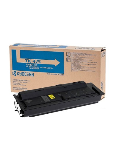 Toner kyocera -mita laser negro tk475 15.000 paginas fs6025/6030mfp fs-6525/6530