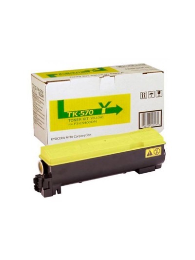 Toner kyocera laser tk570y para fs-5400 amarillo