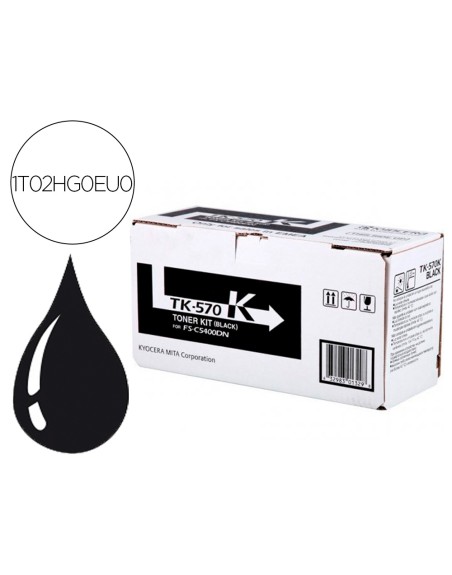 Toner kyocera laser tk500k para fs-5400 negro tk-570k