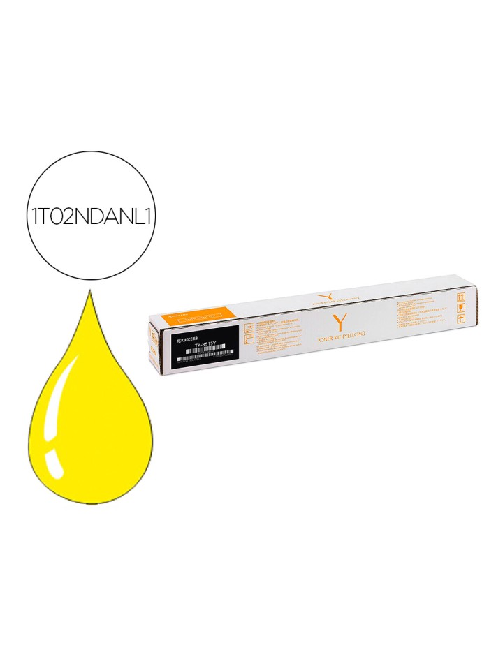 Toner kyocera tk-8515y amarillo para taskalfa 5052ci / 6052ci (1t02ndanl0) Toner kyocera tk-8515y amarillo para taskalfa 5052ci / 6052ci (1t02ndanl0)